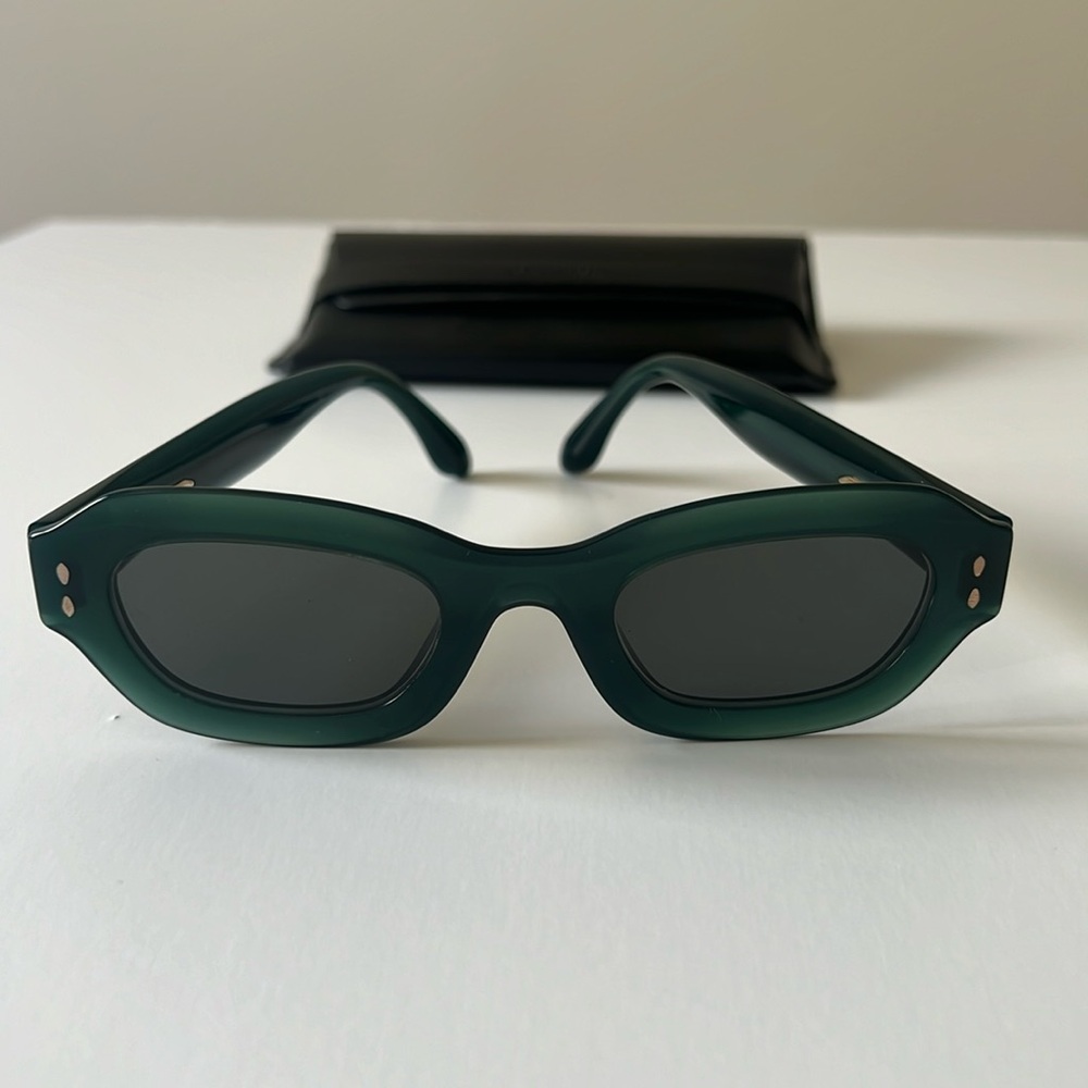 Isabel Marant green sunglasses
